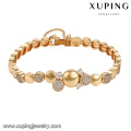 74712 Xuping mais recente venda quente personalizado artesanal nova marca de moda correntes de ouro pulseira